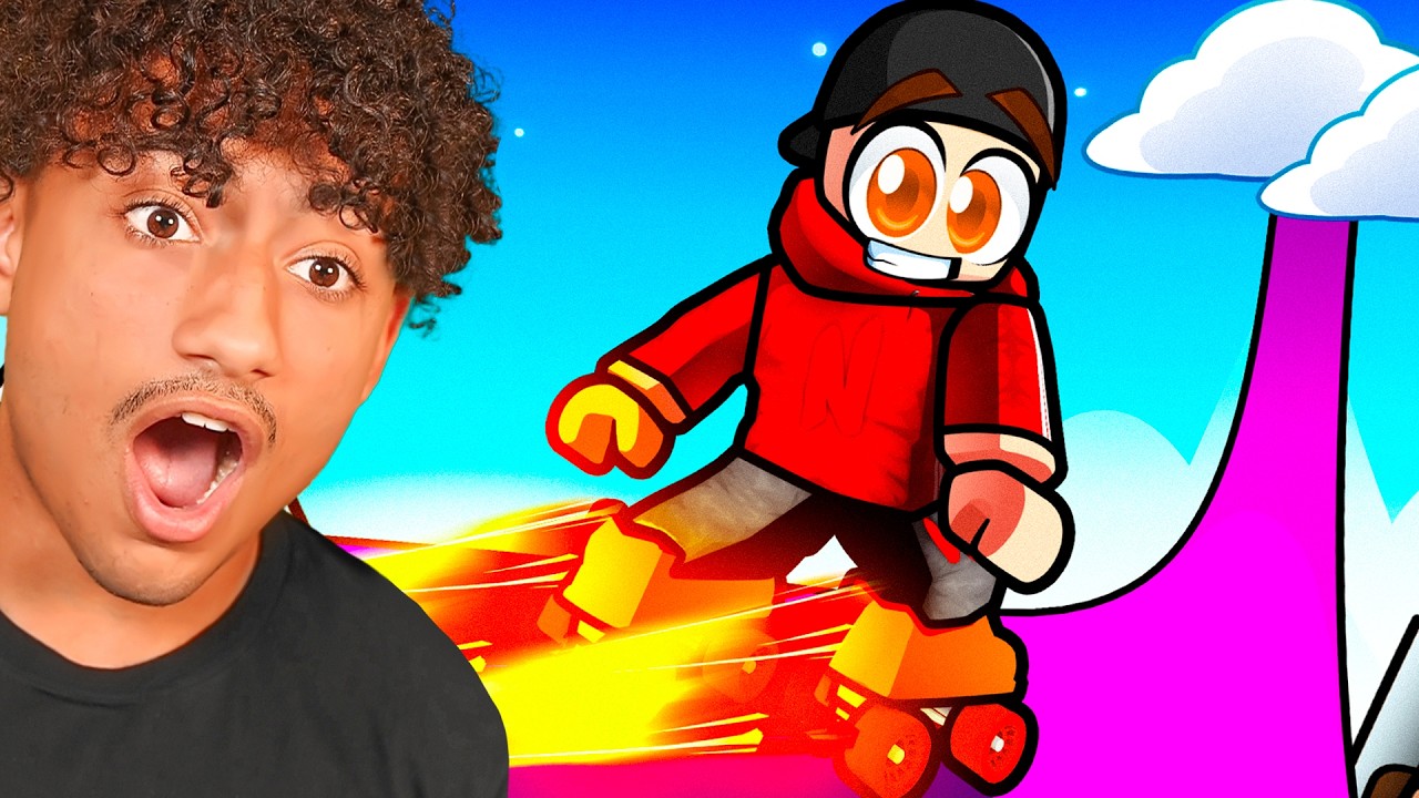 Becoming FASTEST in Roblox Roller Skating!