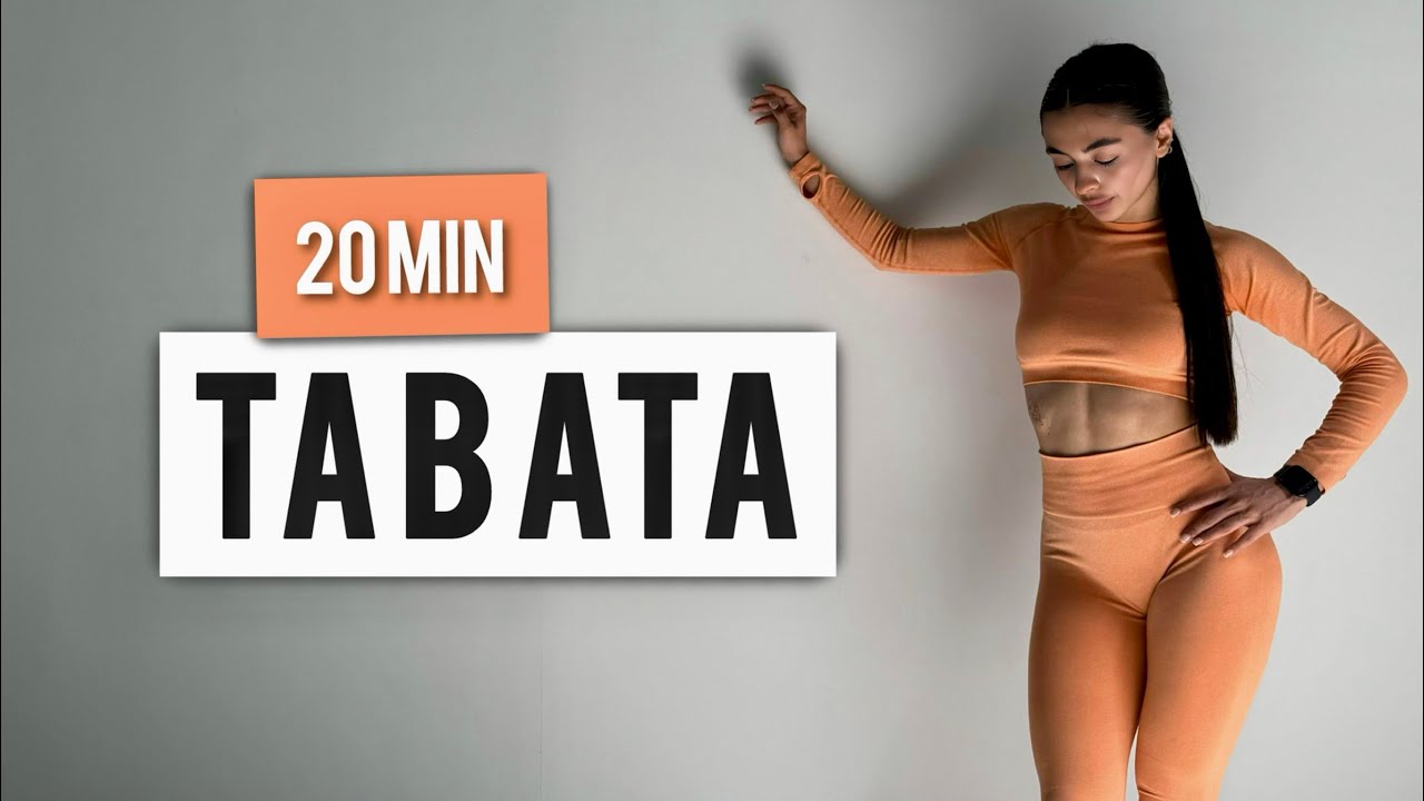 20 Min Tabata HIIT Workout | No Equipment, No Repeat, Full Body Fat Burn