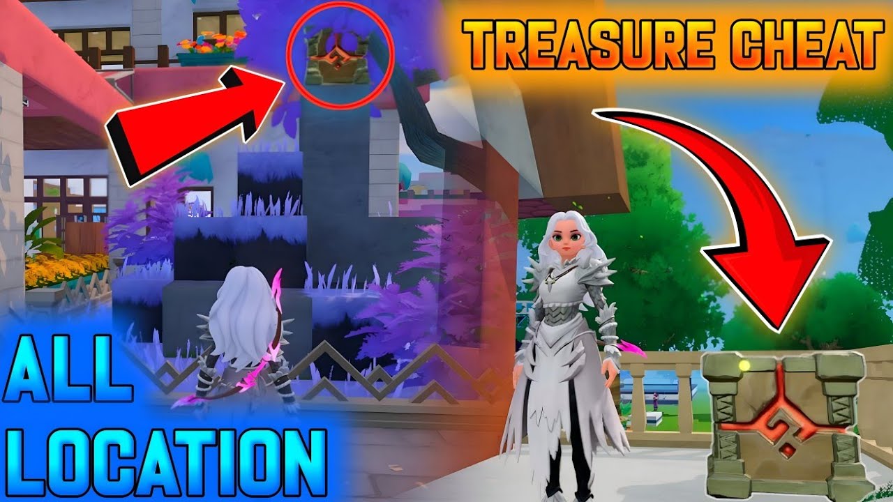 ALL NEW TREASURE CHEST LOCATIONS || INK BLACK CHEST VILLAGE LOCATIONS || LIGHTUS GAME 