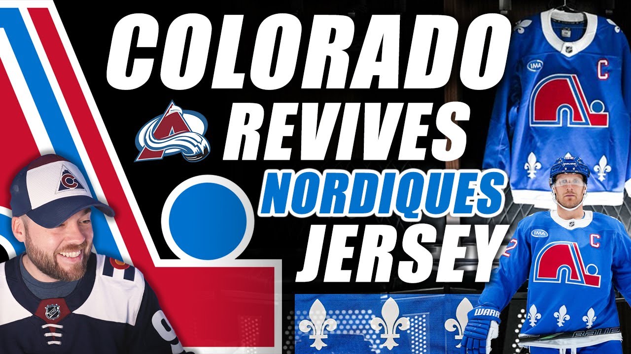 Koszulka Colorado Avalanche REVIVE Quebec Nordiques!