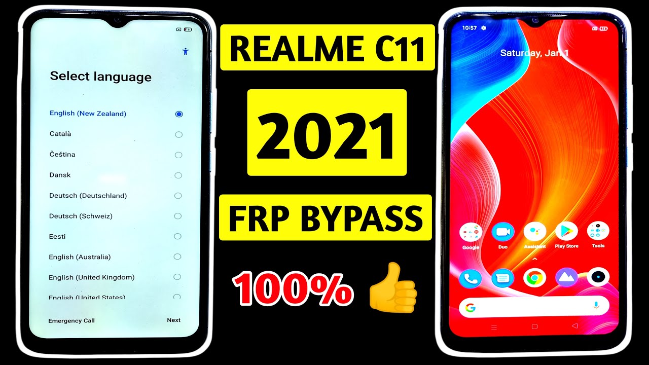 Realme C11 2021 FRP Byass l How to Remove Google Account Lock Without PC (New Method!)