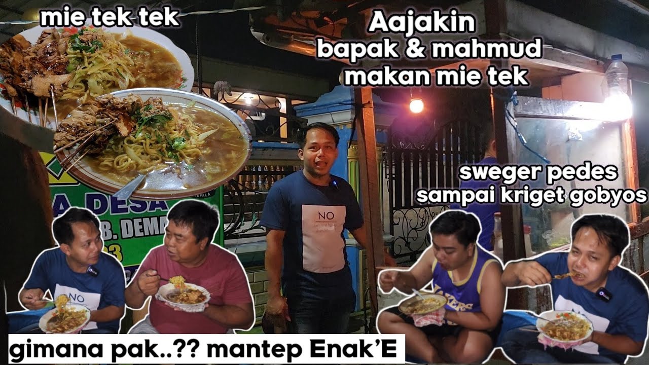 Kriget Gobyos‼️makan Mie tek bersama Di per 3 an