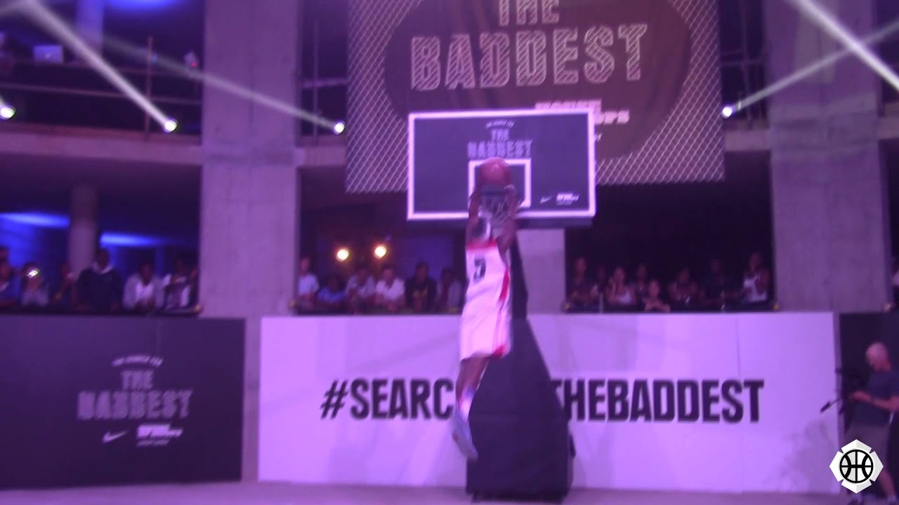 Joel Henry Battles Benji Lawmann in the Nike #SearchfortheBaddest Dunk Contest! Shuts it Down!