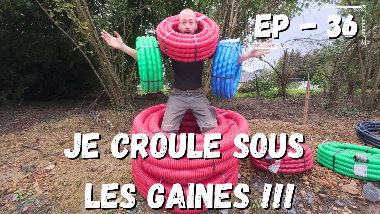 Travaux réseaux et évacuations : préparation dalle + livraison gravier hérisson ventilé - [ EP 36 ]