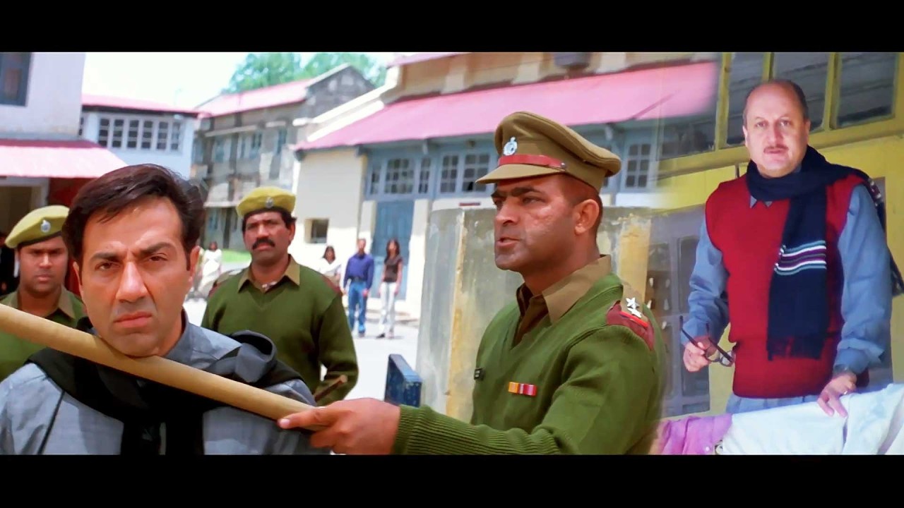 किसी के बाप की औकात नहीं जो मुझे रोके | ज़बरदस्त 90s Scene Sunny Deol | Anupam Kher | Amrish Puri