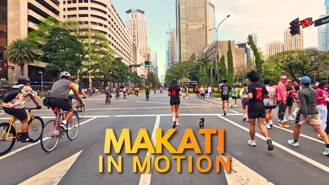 Makati In Motion | Cinematic Dawn Walk on Ayala Avenue Car-Free Sunday