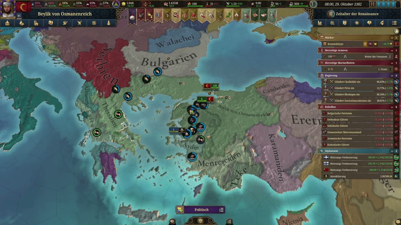 Langsames Vordringen auf dem Balkan | Europa Universalis V | 018 | deutsch
