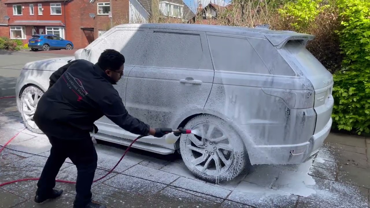 4K Range Rover Sport Maintenance wash