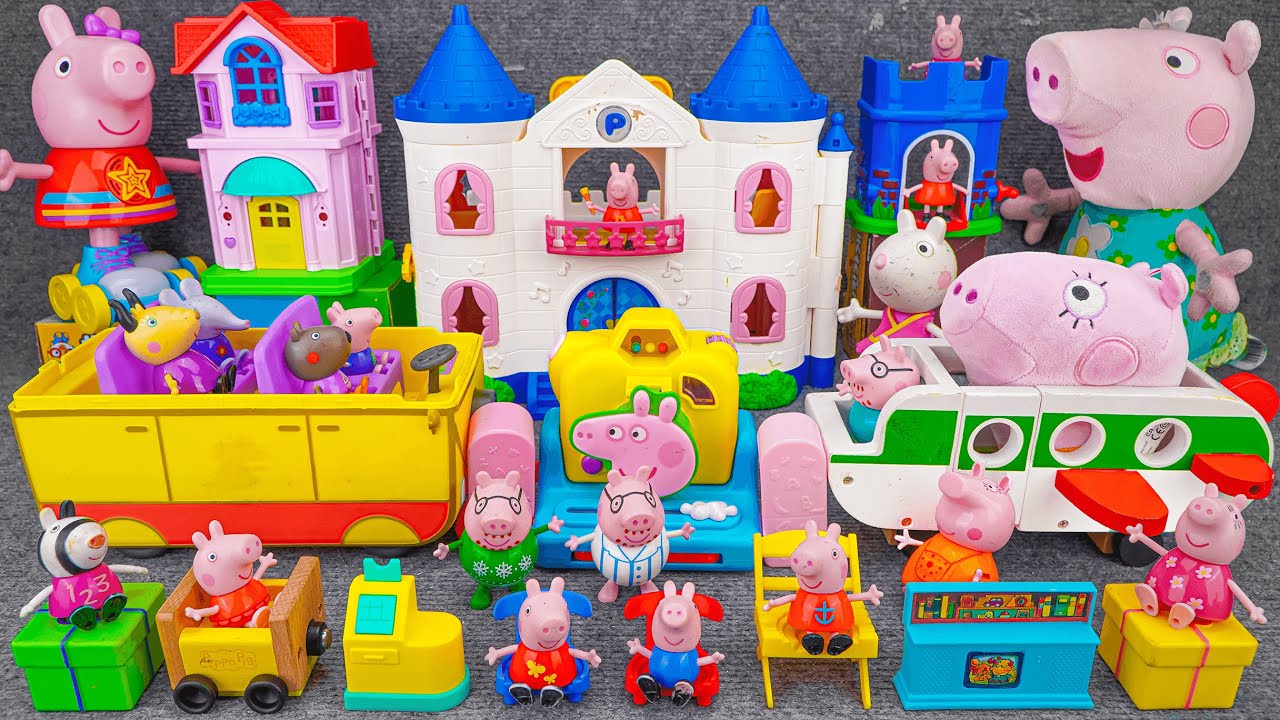 94 Minutes of Satisfying ASMR Unboxing | Adorable Peppa Pig Click Pic Camera & Castle Playset 🏰