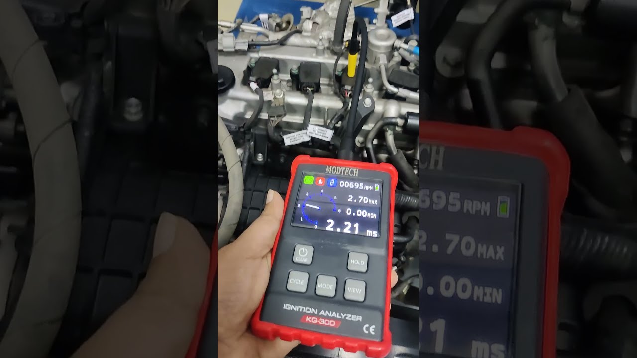Analyzing Burn Time in Seltos petrol Engine by Ignition analyzer 2 Ms