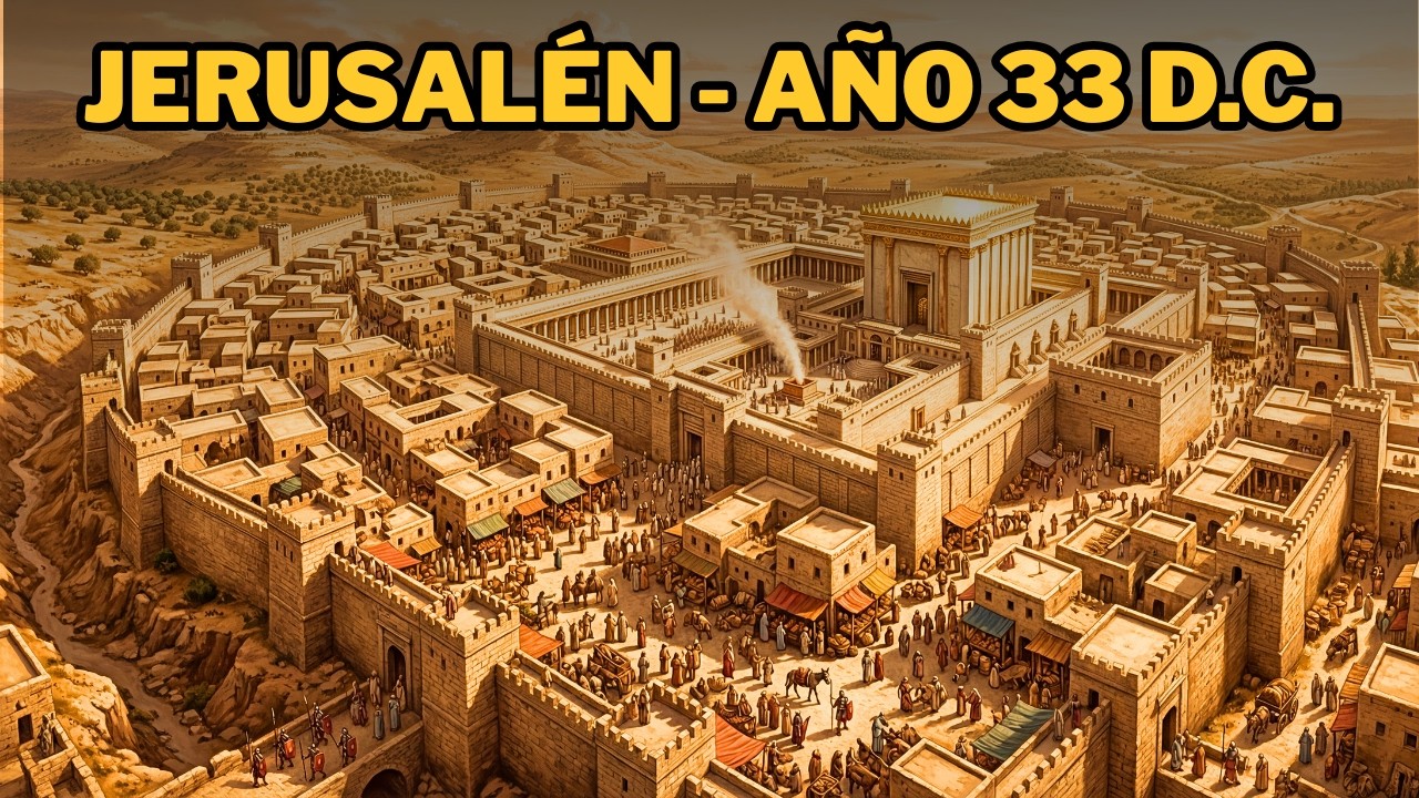 Así era JERUSALÉN en el 33 d.C. | Lo que NADIE te Contó (Reconstruido con IA)