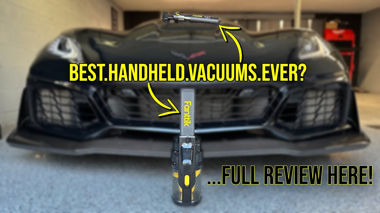 Fanttik V9/V8 Mate car vacuum review! These handheld vacuums are some of the BEST!