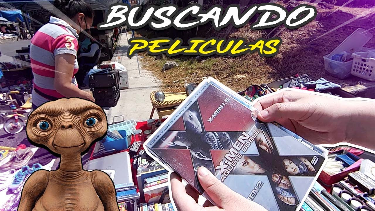 MERCADO DE PULGAS EL TIANGUIS CDMX CHÁCHARAS PELÍCULAS DVD CLÁSICAS