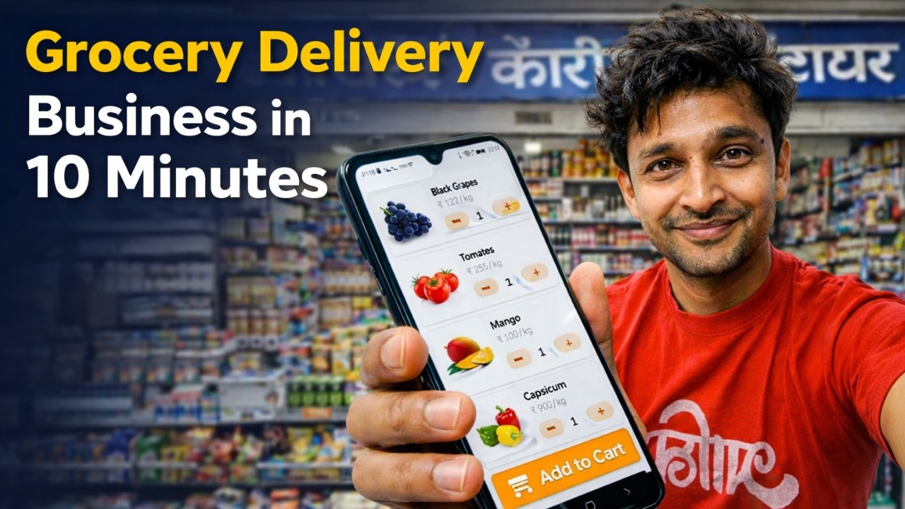 How to Start Online Grocery Home Delivery Business in 10 min