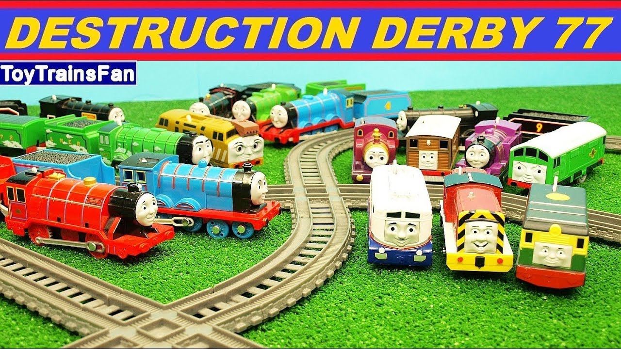 Thomas & Friends Destruction Derby #77 - Trackmaster toy trains. Pociagi Tomek i Przyjaciele