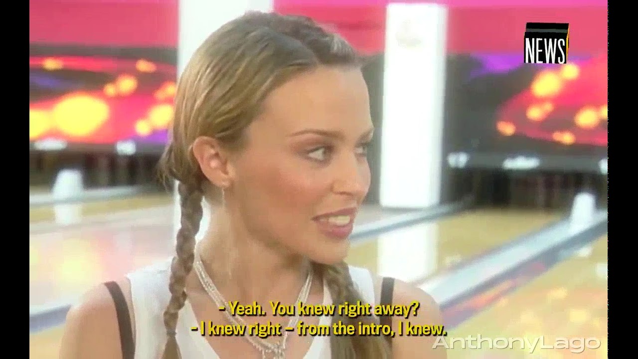 Kylie Minogue MTV News New York City - Bowling (2002)