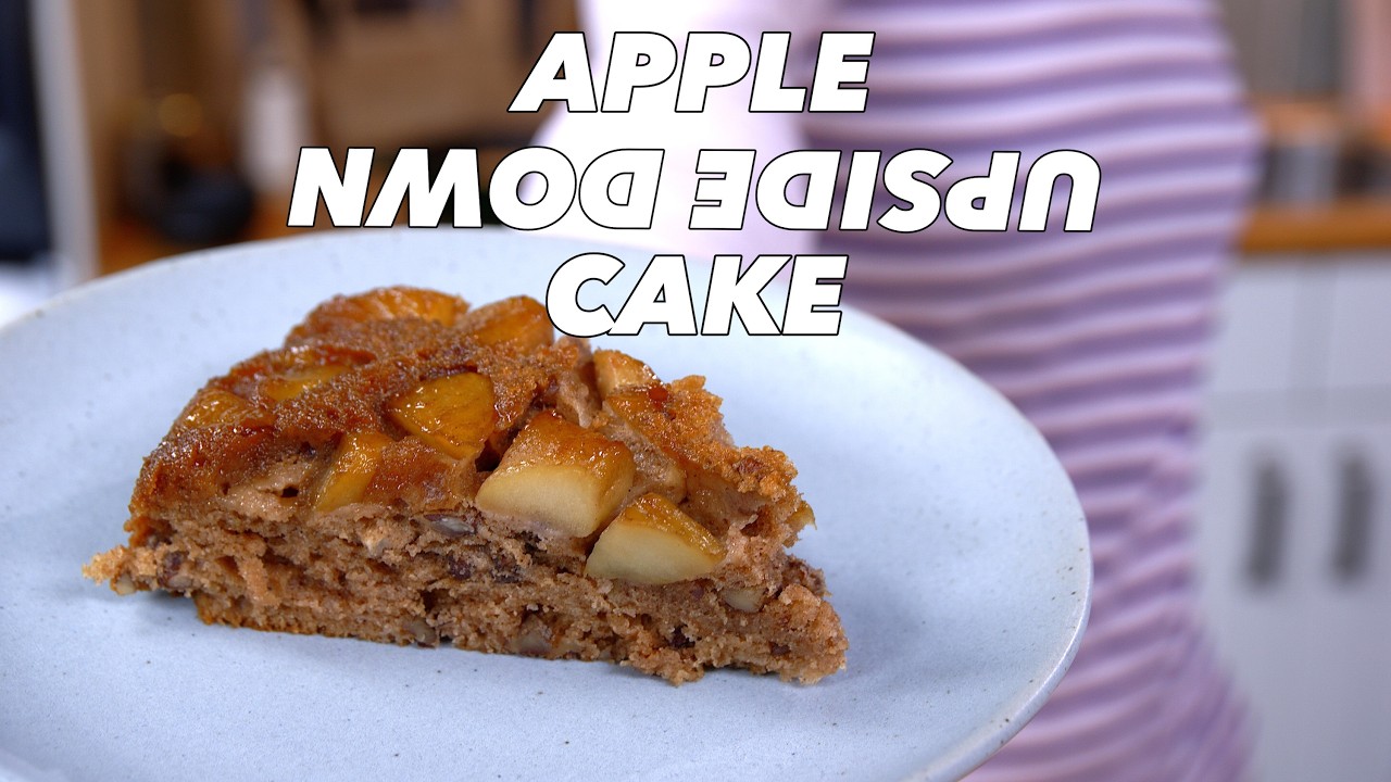 The Perfect Maple Apple Upside Down Cake Recipe Glen And Friends Cooking