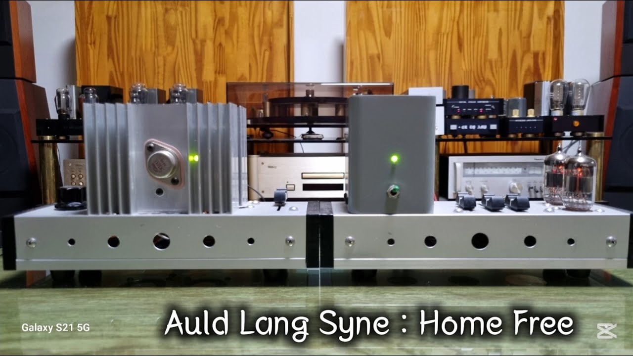 (녹음)2N3055 OTL Power Amplifier + 6H1N Mixer Control