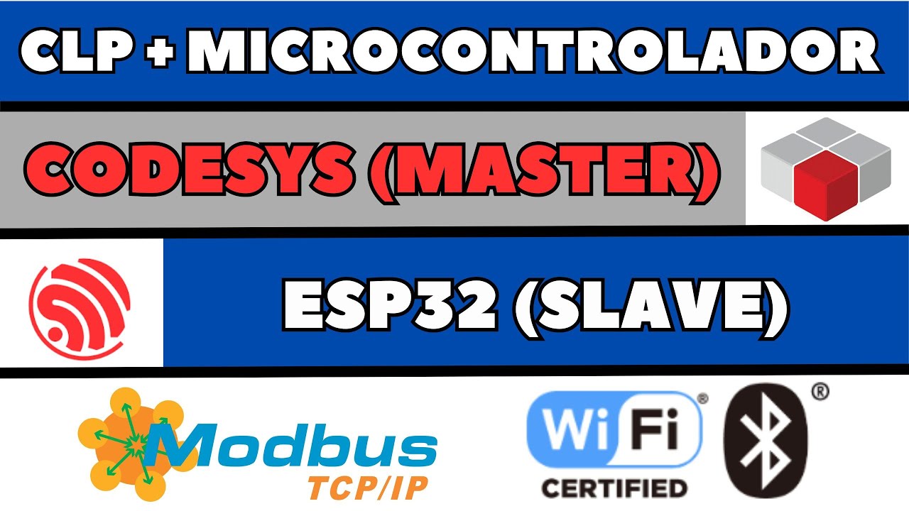 Comunicação Modbus TCP/IP entre CODESYS(Mestre) e ESP32(Escravo): Variáveis Digitais
