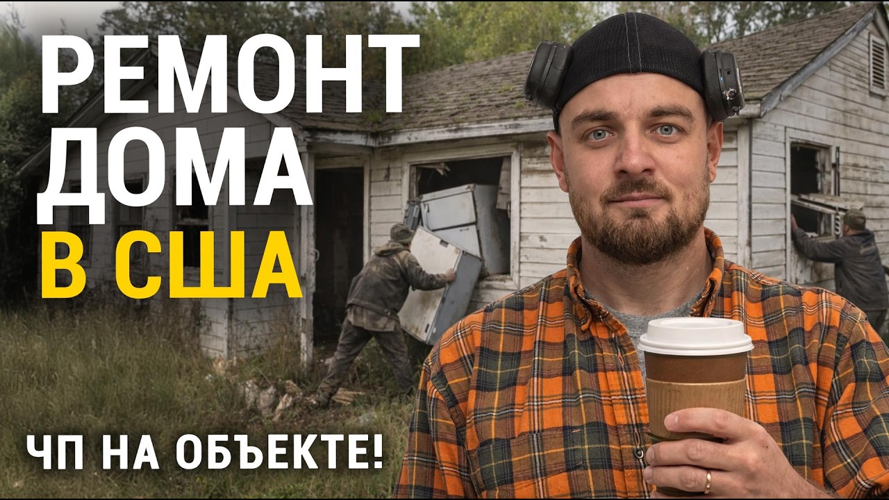 Флиппинг в США: дом ДО и ПОСЛЕ / Бездомные вынесли всю технику!