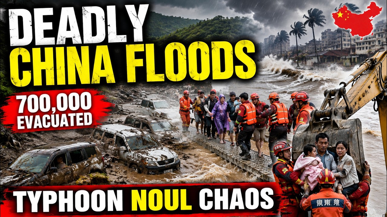 China Under Water: Typhoon Noul Leaves Deadly Floods, 700,000 Evacuated | World News