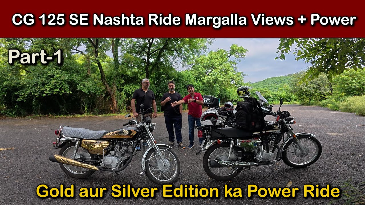 Honda CG 125 SE Gold & Silver | Scenic Ride & Breakfast on the Hills!
