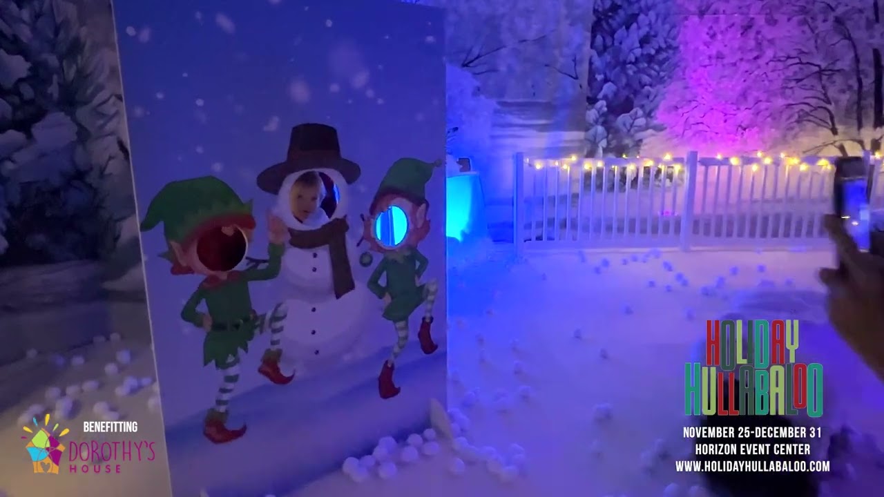 Snowball fight in our indoor snowball fight arena