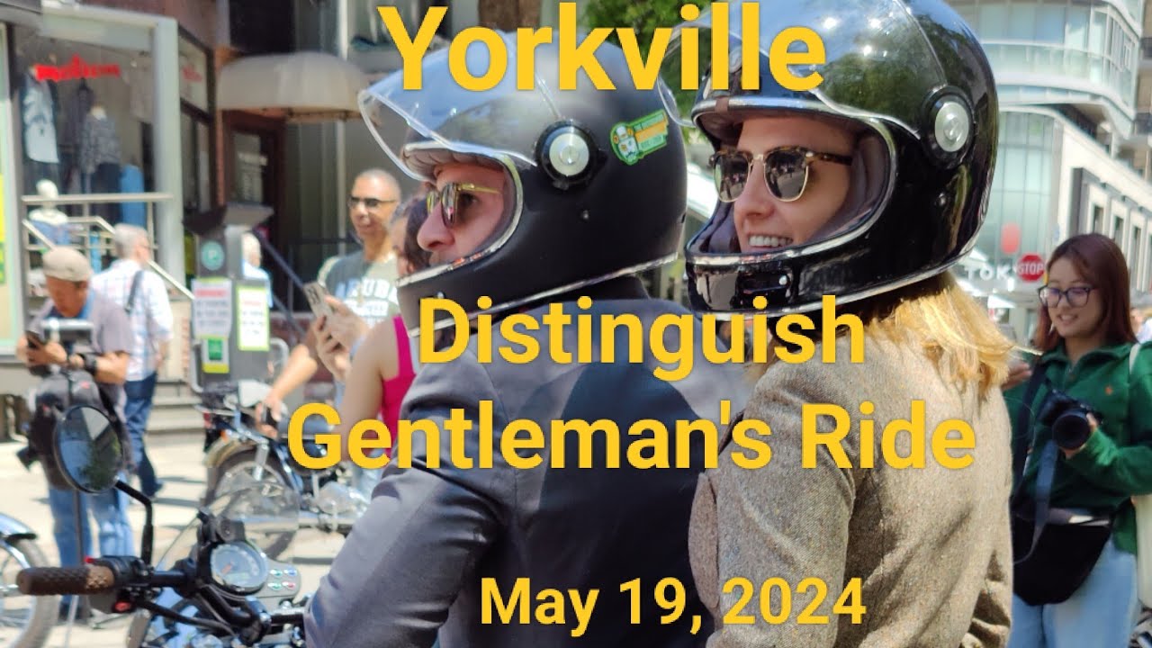 Yorkville Distinguished Gentleman's Ride May 19, 2024