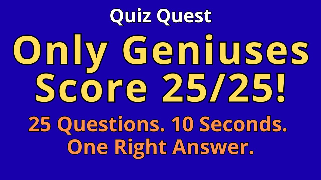 25 Fun Quiz Questions with Answers: General Knowledge Trivia Challenge 2025: