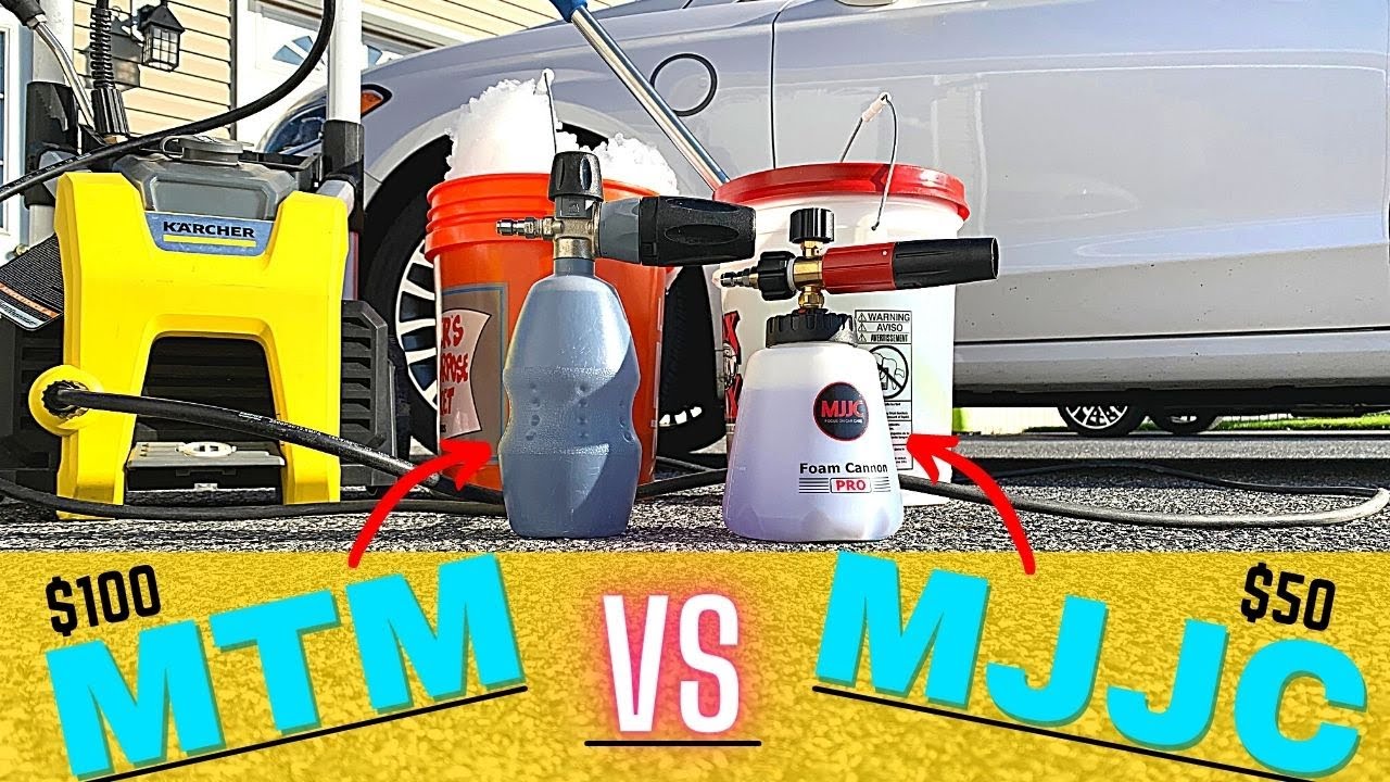 MTM Foam Cannon Vs MJJC Foam Cannon Pro!