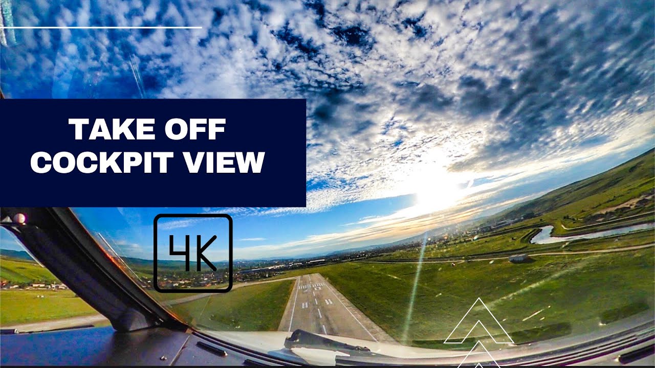 Take Off I Cockpit View [ 4k ] Cluj International Airport, Romania