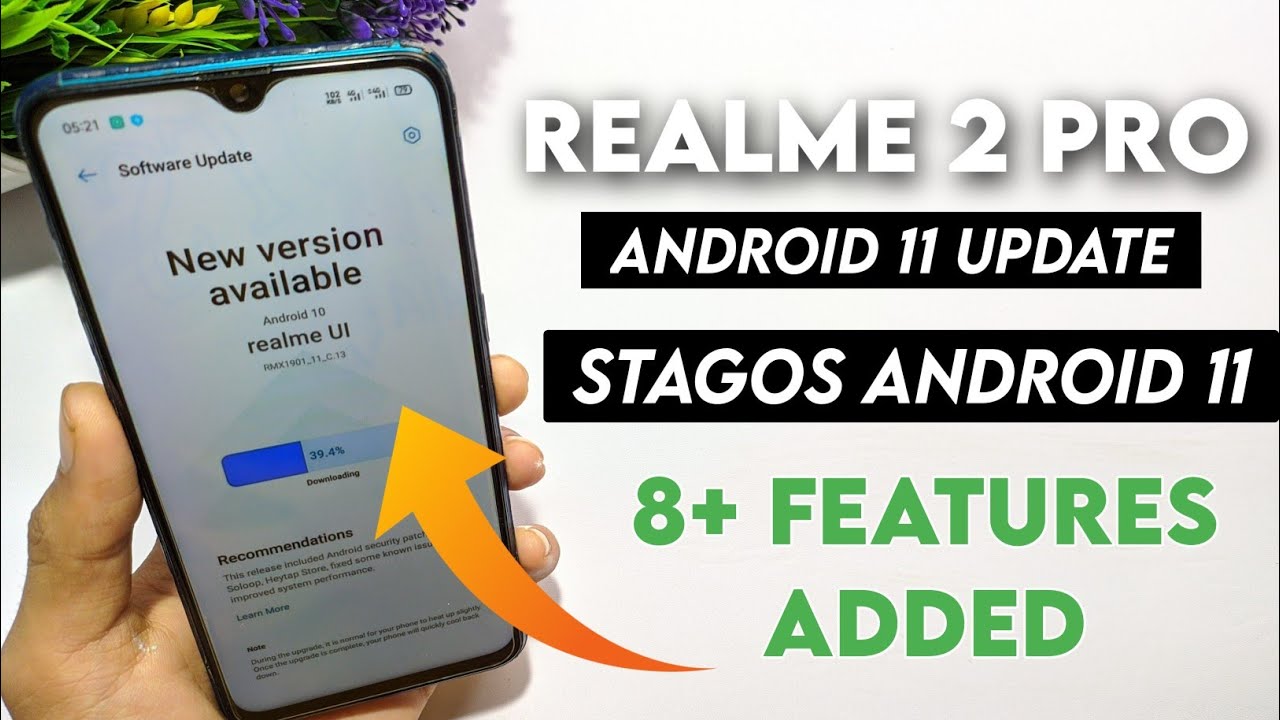 Android 11 For Realme 2 Pro/3 Pro/5 Pro/X/XT/5 | StagOS Based On Android 11 | Realme UI 2_0 Features