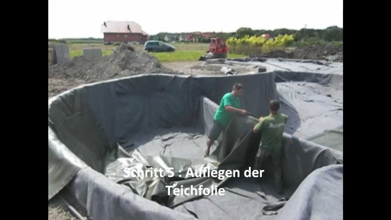 Schwimmteich Bau im Zeitraffer