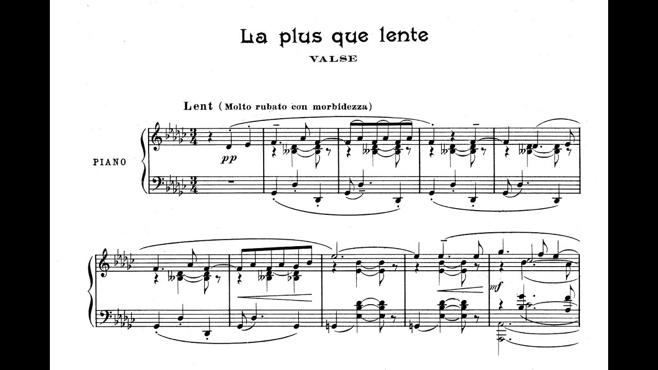 Debussy - La plus que lente (Nelson Freire, piano)
