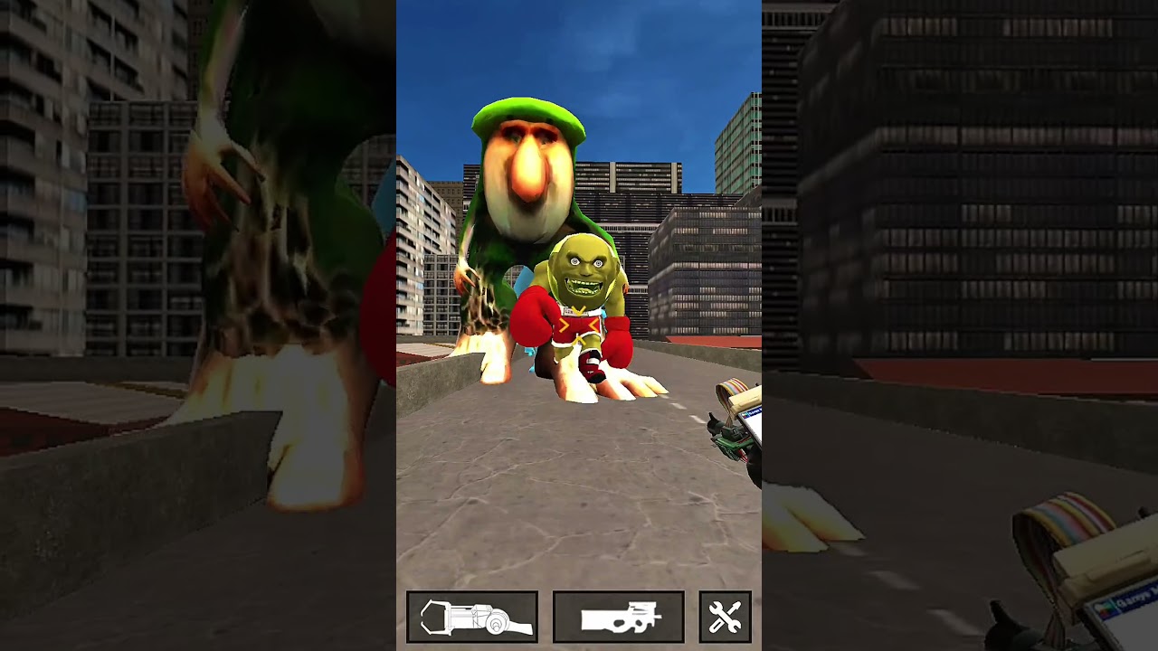 gmod play nextbots in playground mod sandbox in space play new update games play short video