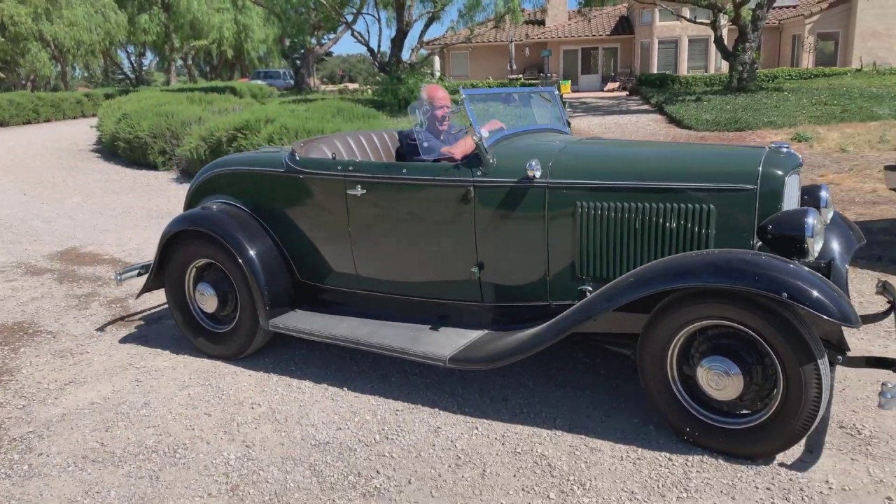 SOLD: 1932 Ford Roadster Period Hotrod CA
