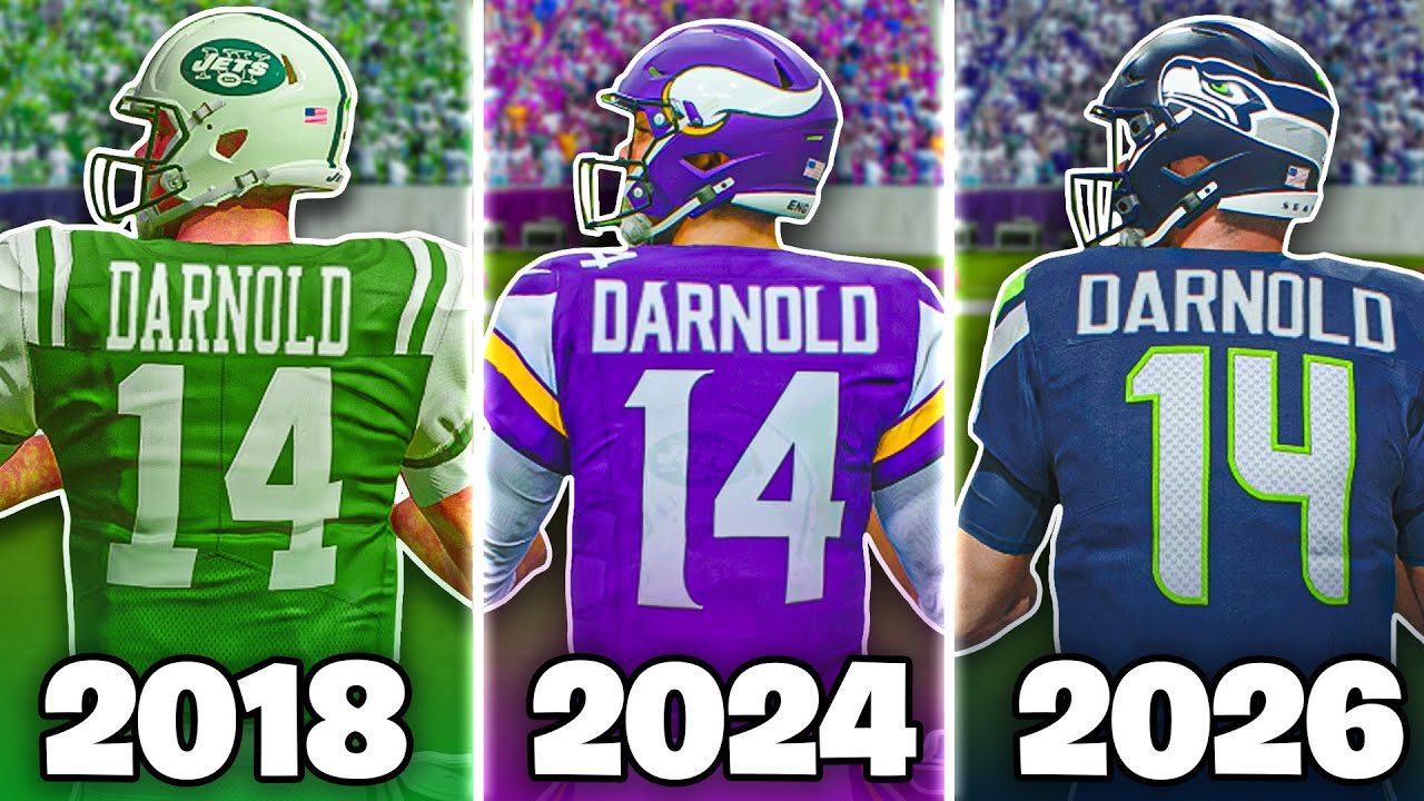 Scoring A Touchdown With Sam Darnold In EVERY Madden!