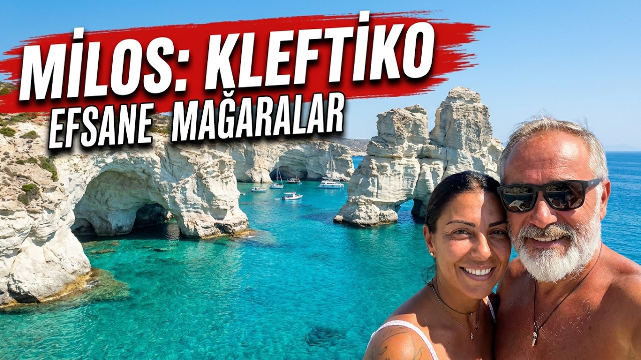 Rotamız Milos Kleftiko (Mağaralar Bölgesi)