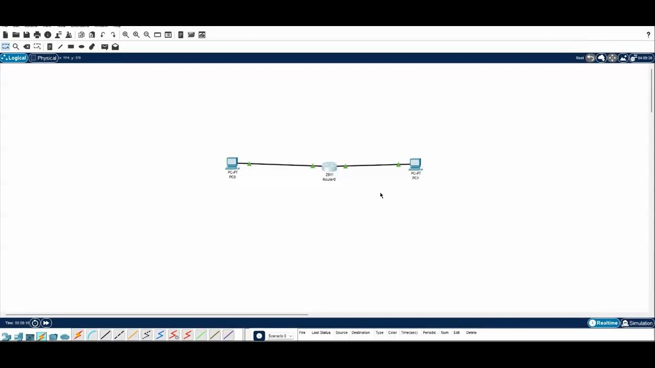 Routed Network PC to PC Connection Networking Tutorial Using Cisco Packet Tracer