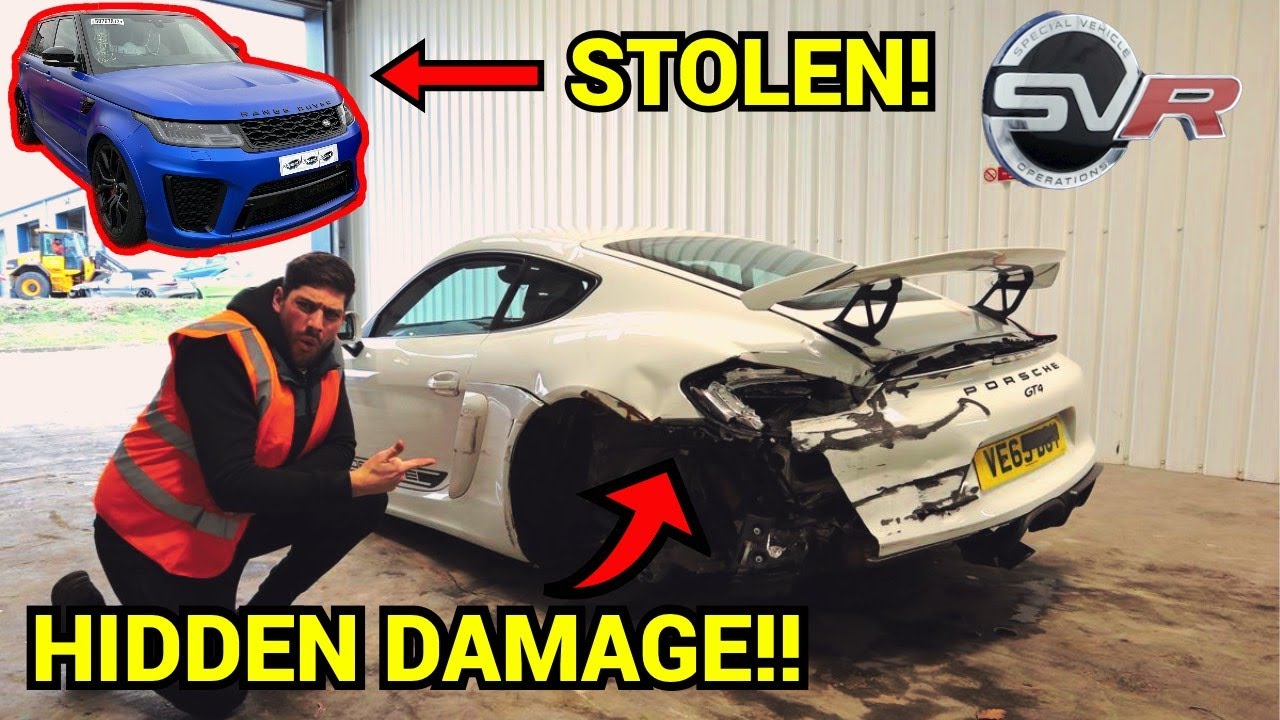 I FOUND A WRECKED PORSCHE GT4 AT A COPART SALVAGE AUCTION