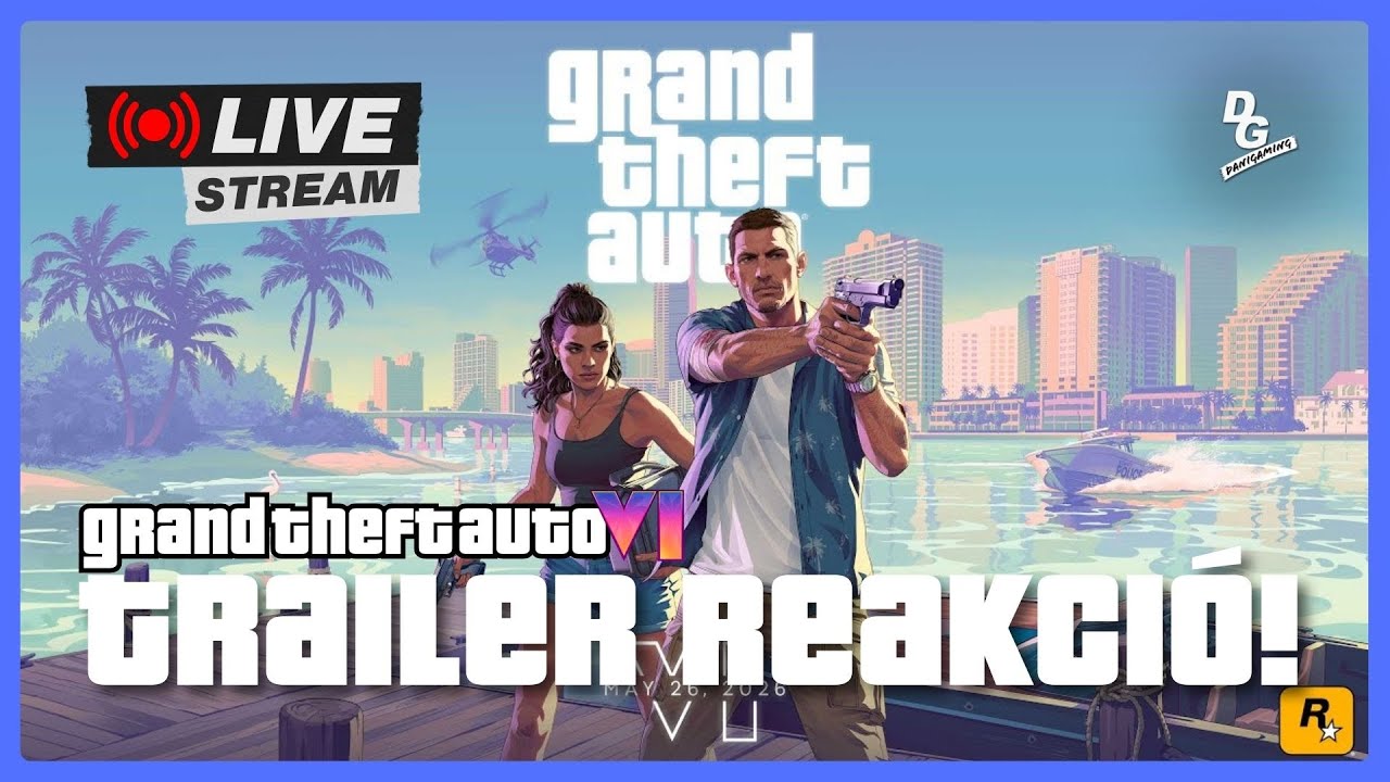KINT A 2. TRAILER!!!🤯 *GTA 6 TRAILER 2* REAKCIÓ ÉLŐBEN!