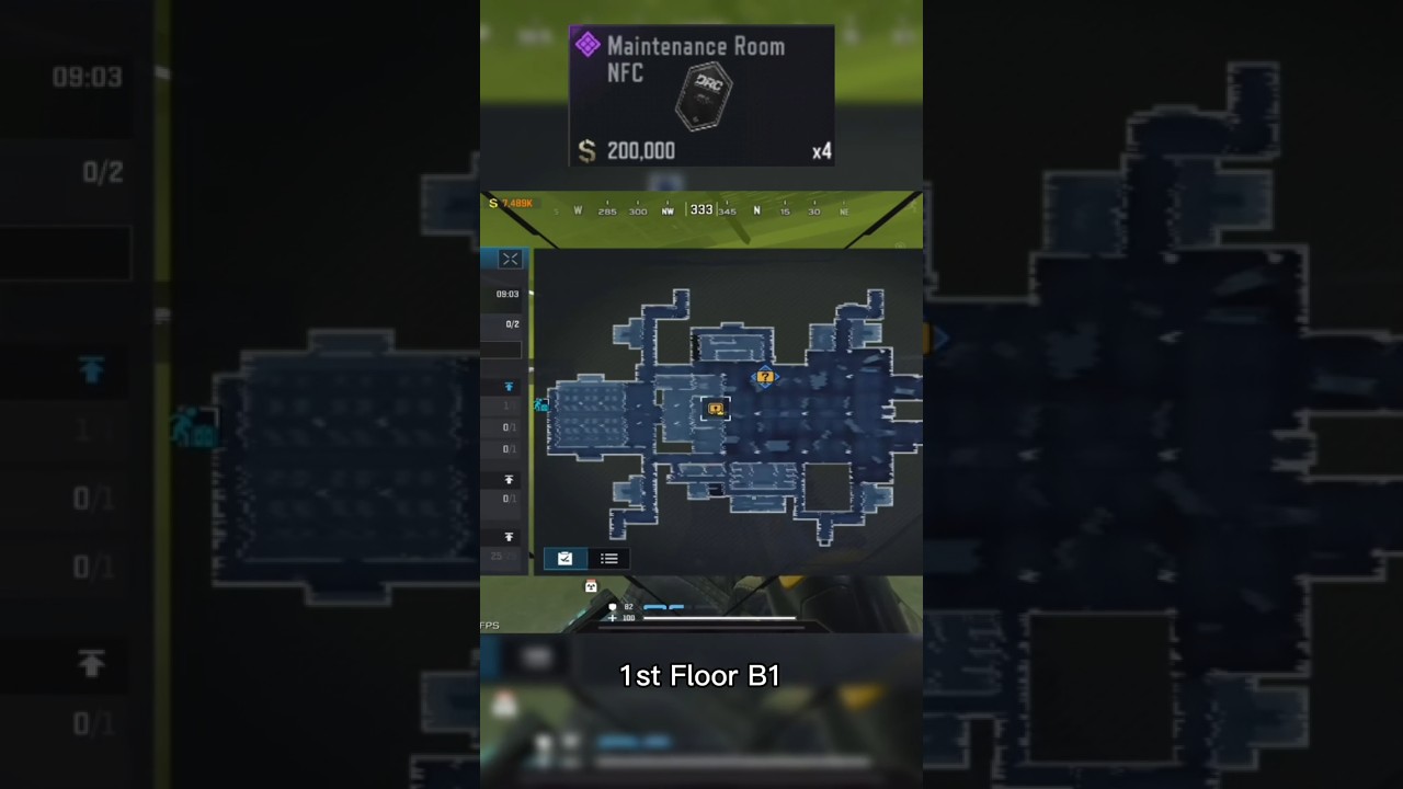 Maintenance Room NFC Loot Guide | Building 21 DMZ Recon (CODM)