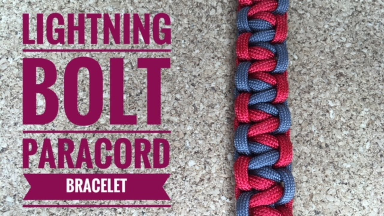 Lightningbolt Paracord Bracelet
