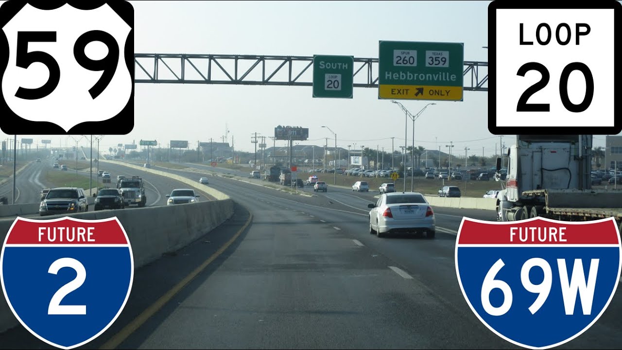 Bob Bullock (Laredo) Loop (US 59/TX Loop 20) south/eastbound