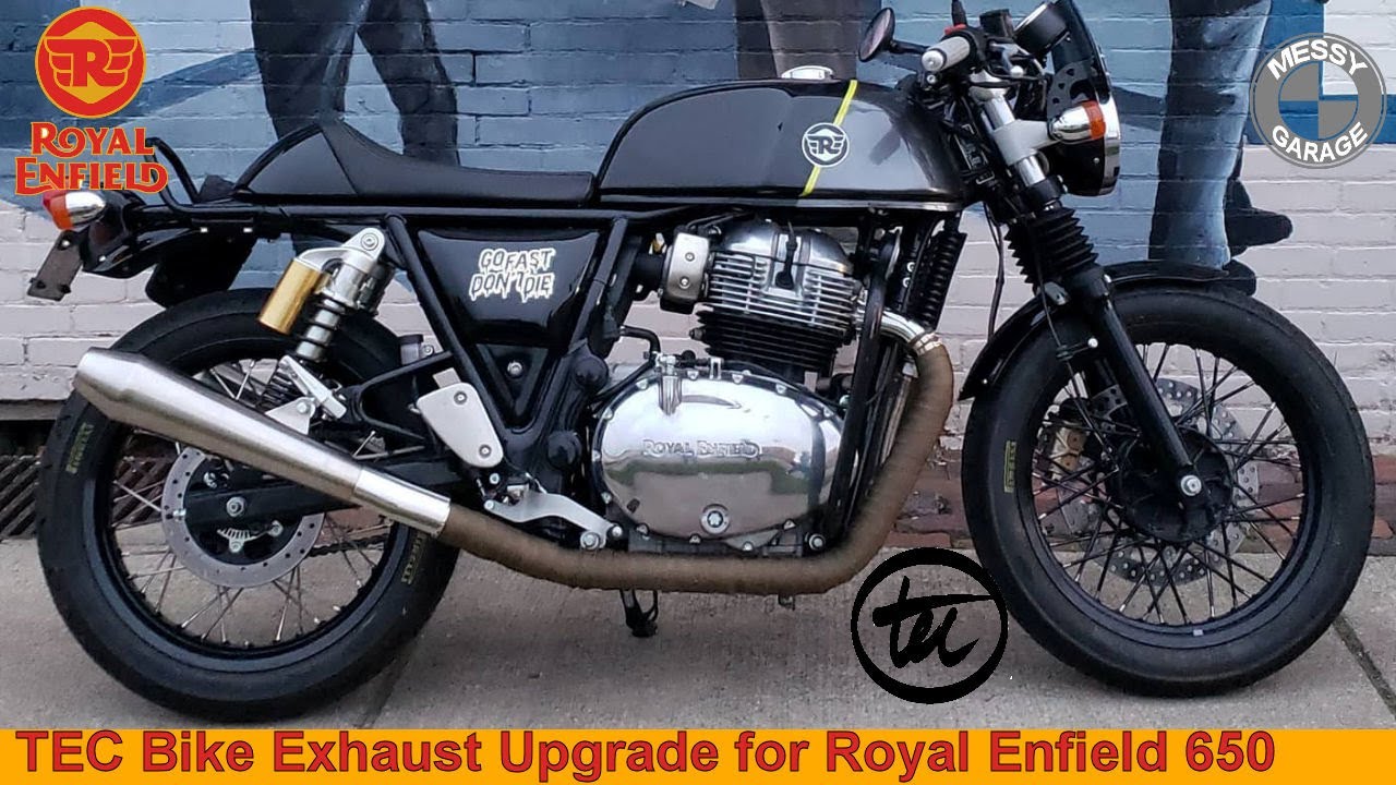 Royal Enfield Continental GT 650 and Interceptor - Exhaust install
