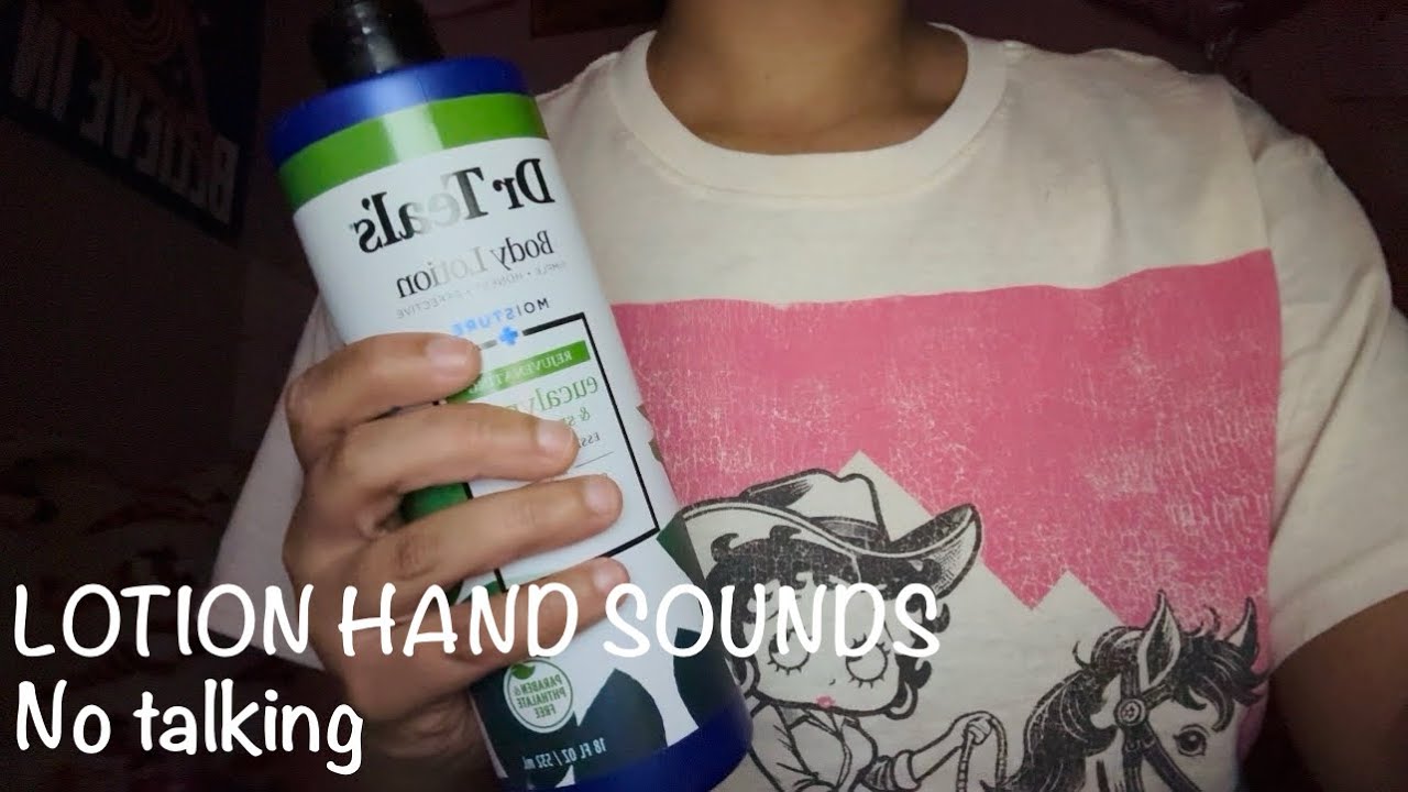 ASMR | fast and aggressive (hopefully) lotion hand sounds - no talking