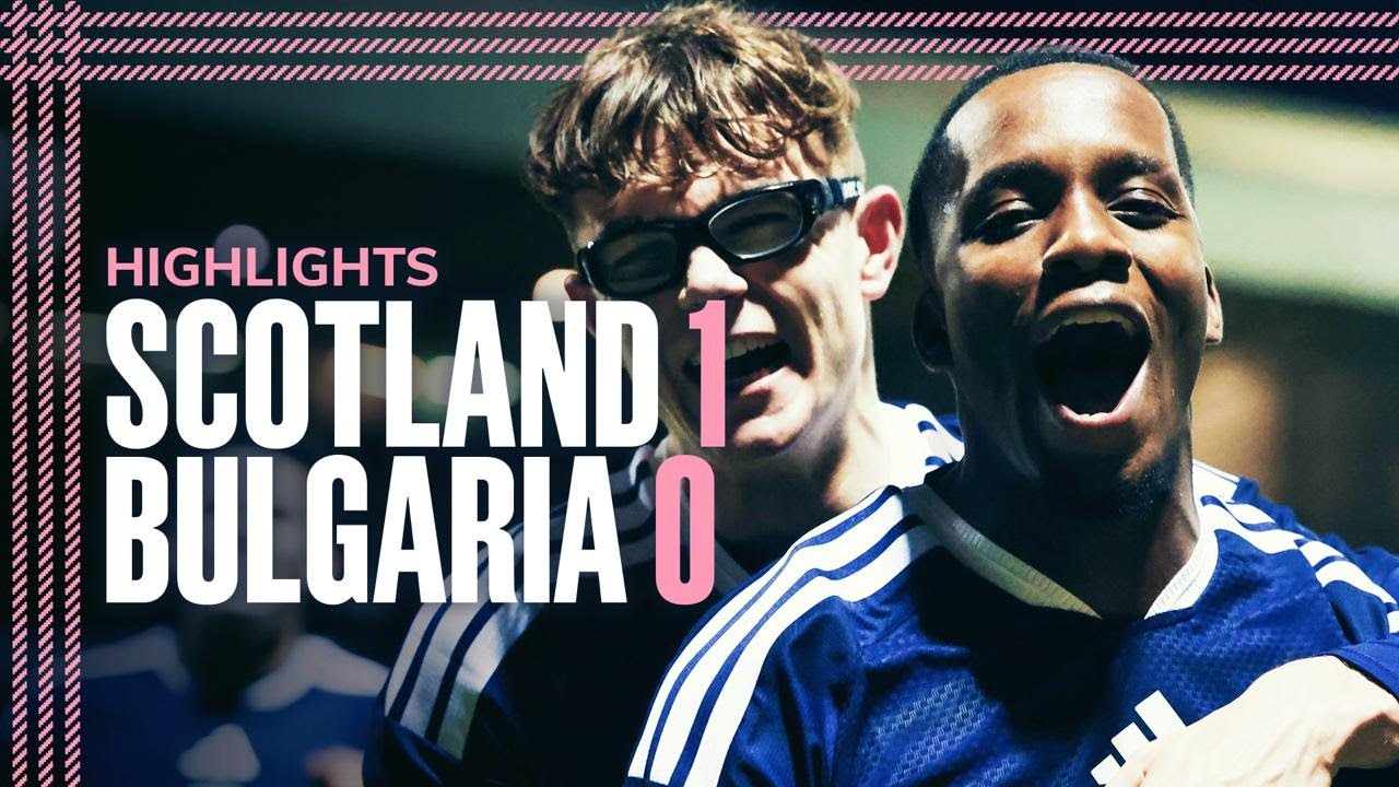 Scotland Men's Under-21s 1-0 Bulgaria | UEFA Men's European Qualifiers | Highlights