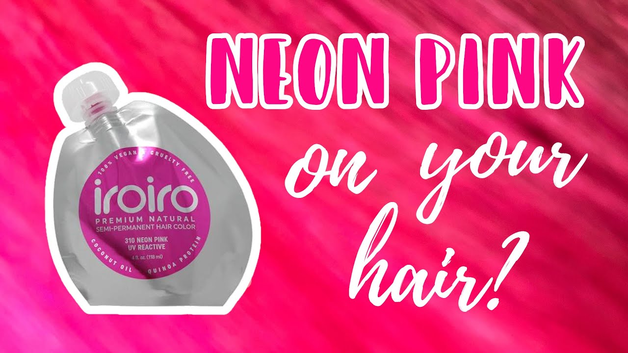iroiro NEON PINK | Hair Level Swatches