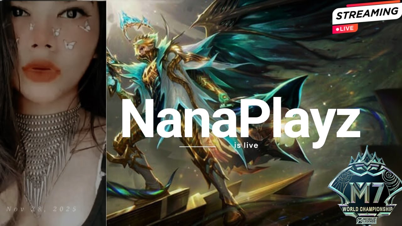 ✨ Nanaplayz Is Live 🥂🚨 M7 Pass Giveaway 💎💸🎁 |MOBA LEGEND 5V5 🤍🍁 |#mobilelegends #shortlive