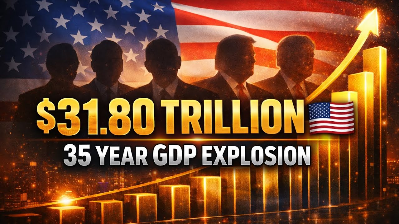 How the United States Reached $31.80 Trillion GDP? 📈 (1990–2025 Timeline) #usa #usagdp 